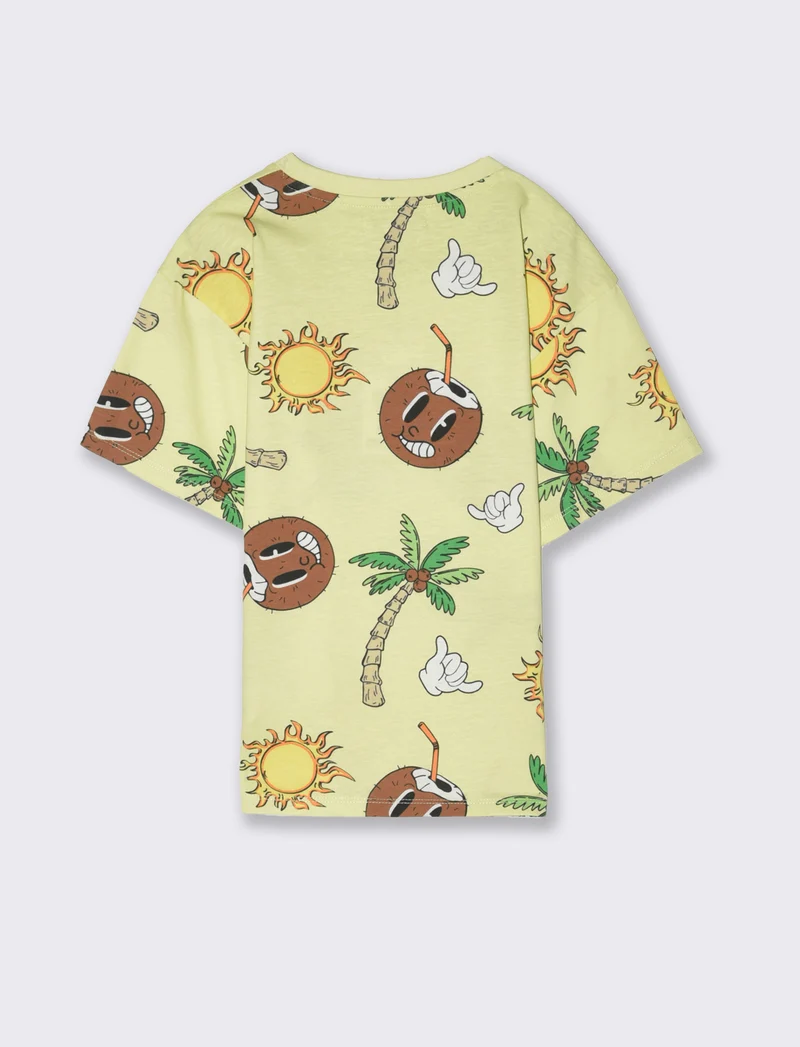 T-shirt in cotone da bambino - Verde