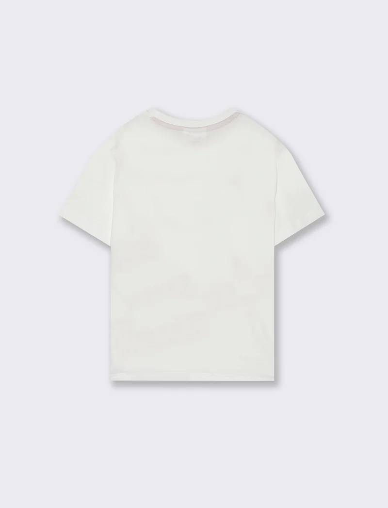 T-shirt girocollo Spiderman da bambino - Bianco