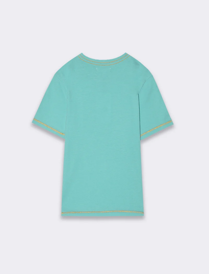 T-shirt da bambino - Verde acqua