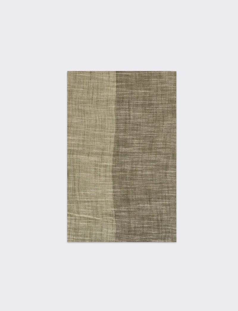 Foulard uomo bicolor - Verde