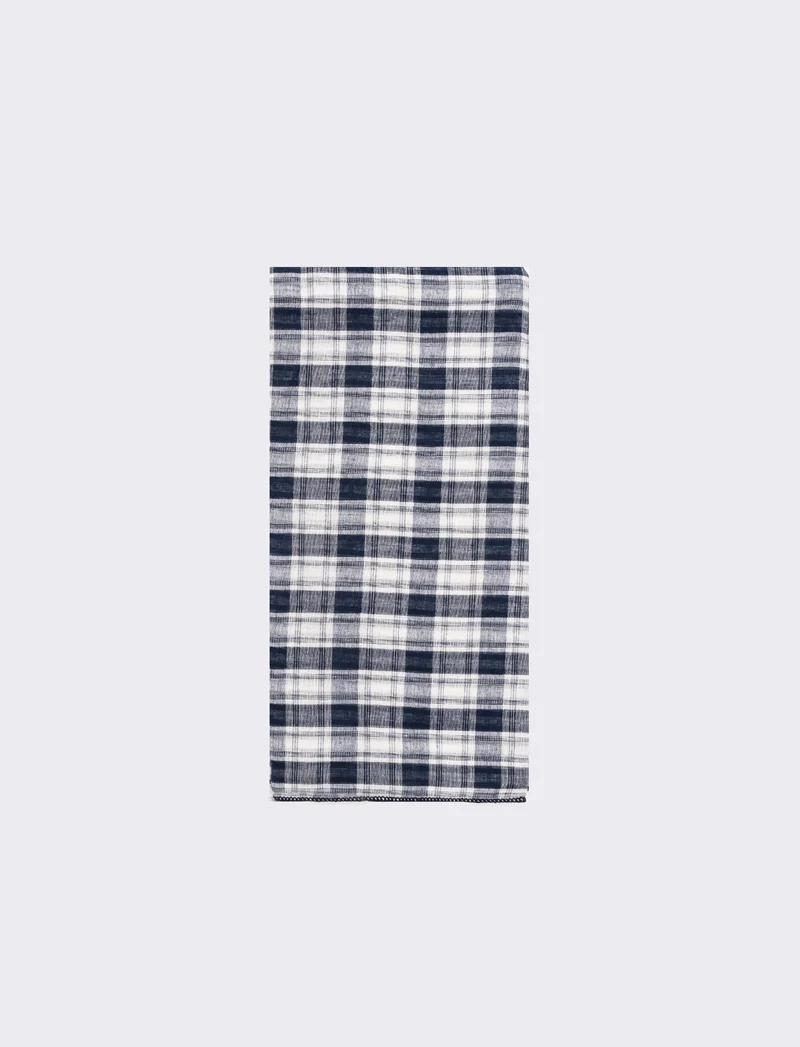Foulard bambino double face - Blu