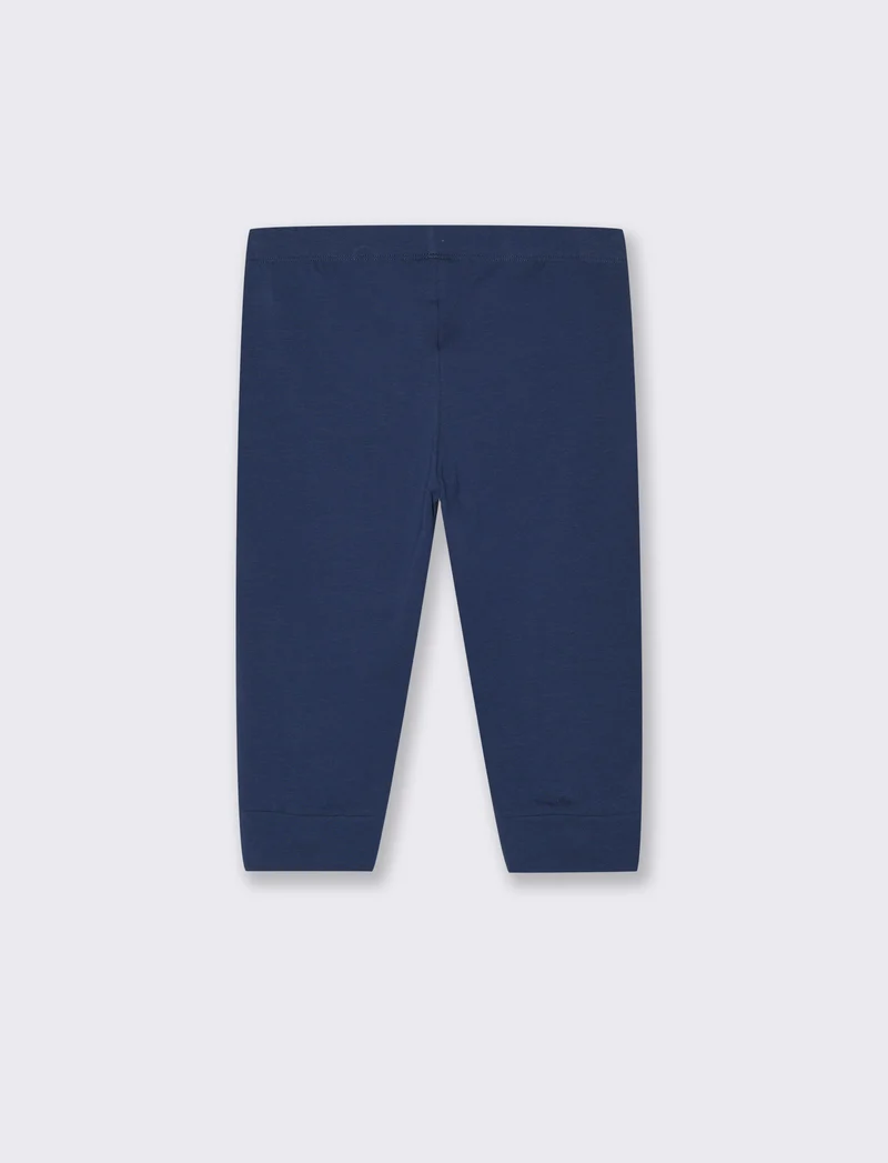 Leggings corto da bambina - Blu