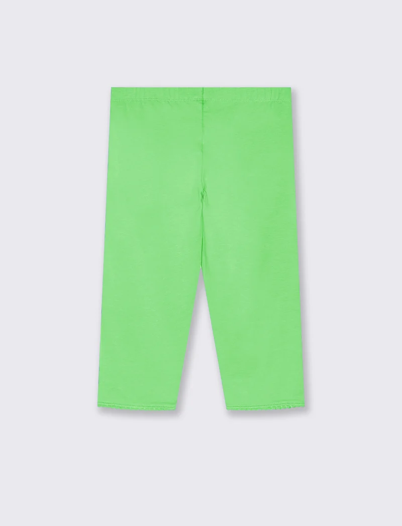 Leggings a tre quarti. da bambina - Verde mela