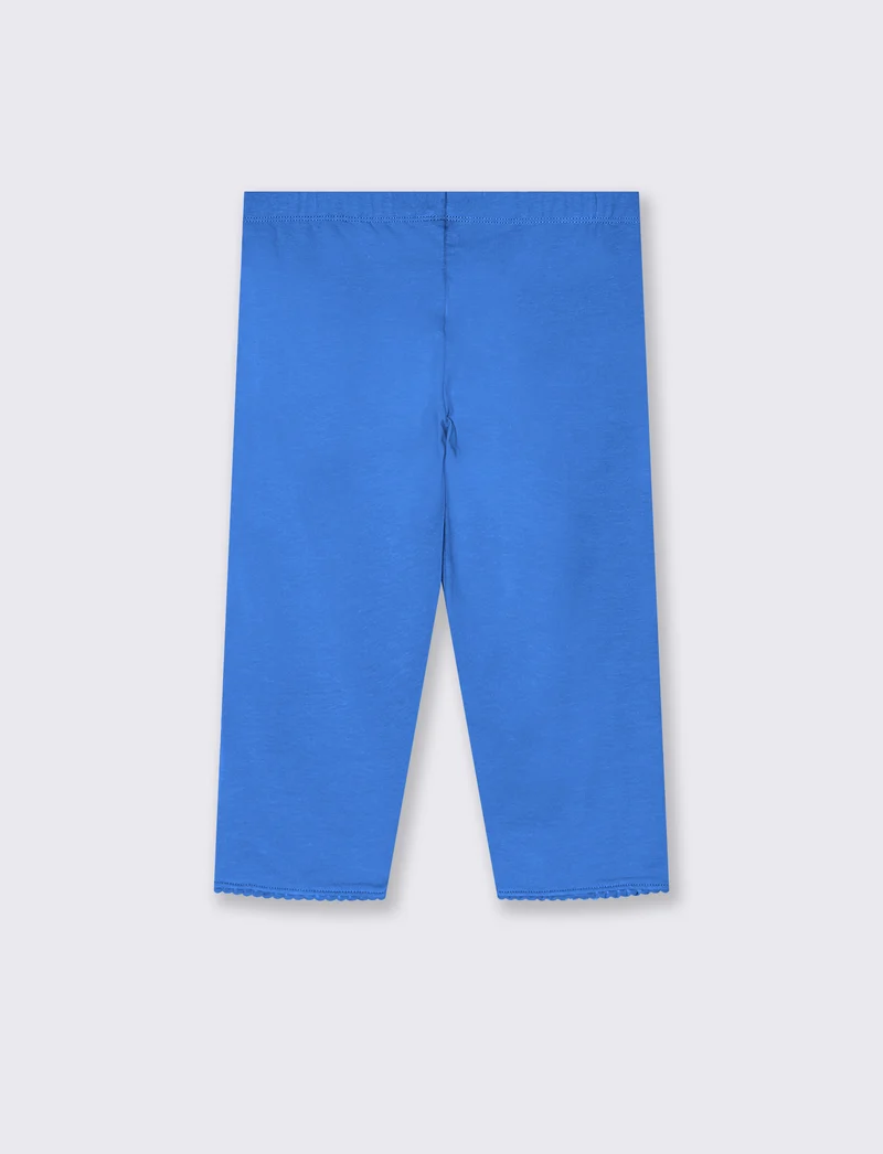 Leggings a tre quarti. da bambina - Blu cobalto