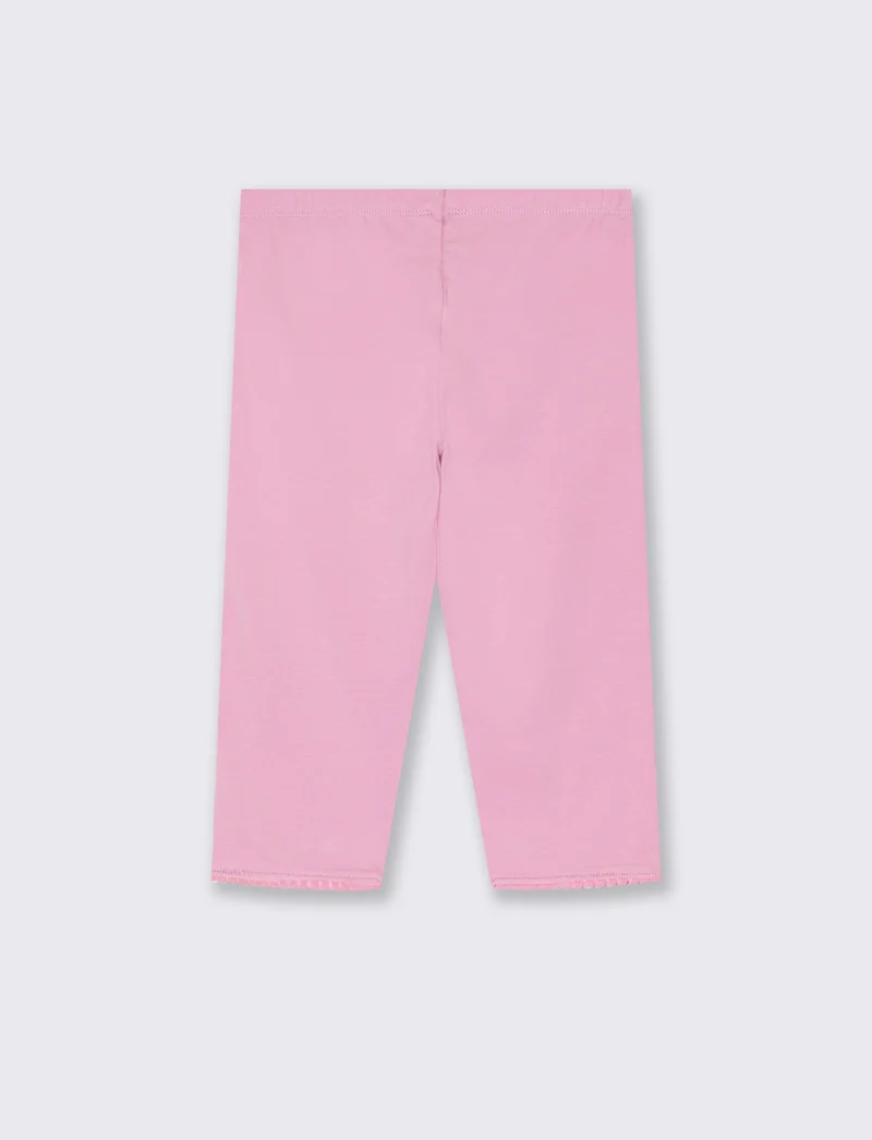 Leggings a tre quarti. da bambina - Rosa