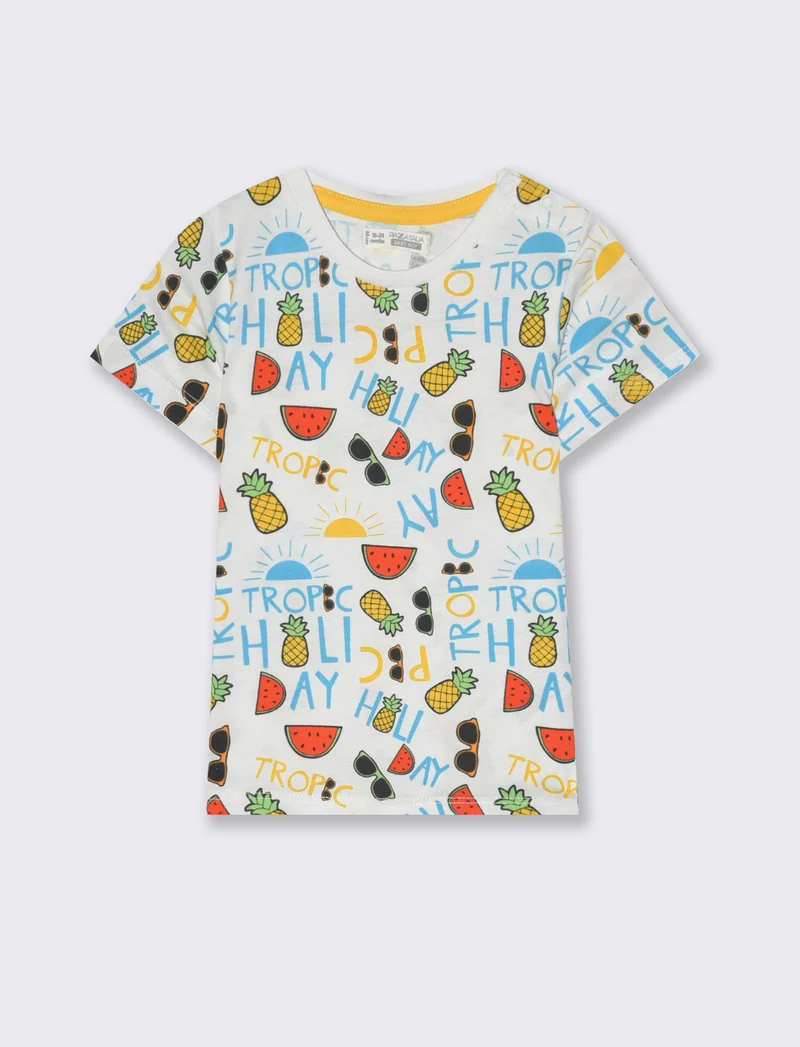 T shirt a fantasia da neonato - Bianco