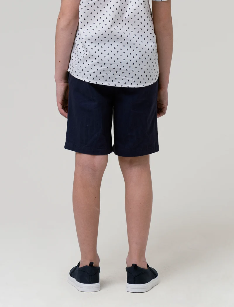 Bermuda in cotone da bambino - Blu