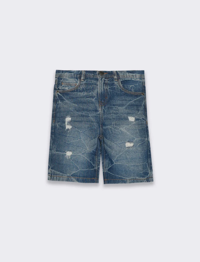 Cargo in denim da bambino - Denim