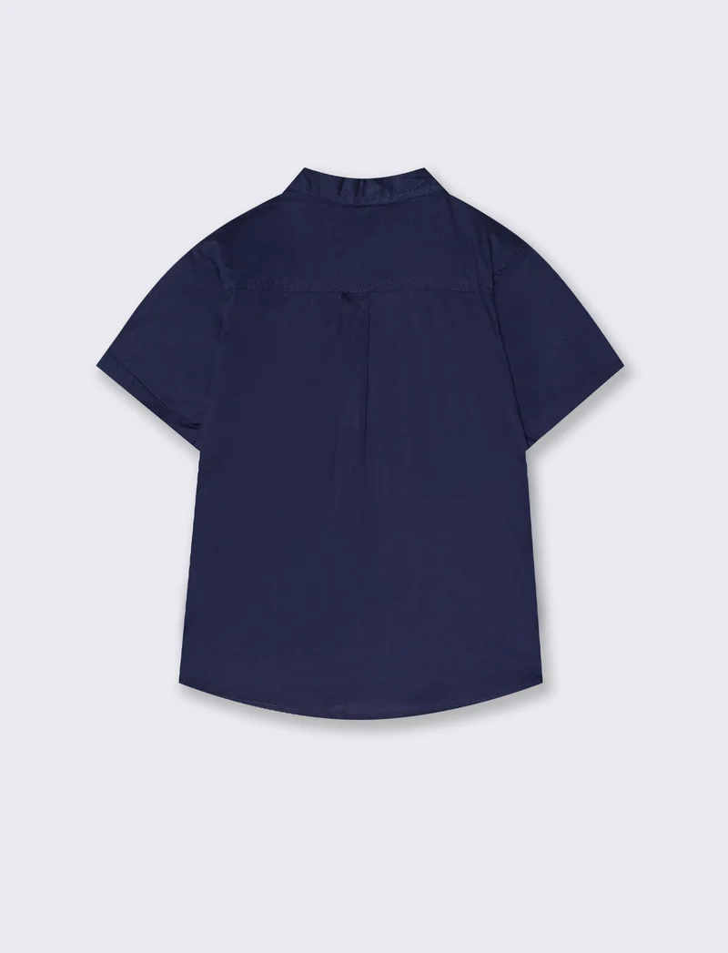 Camicia tinta unita da bambino - Blu