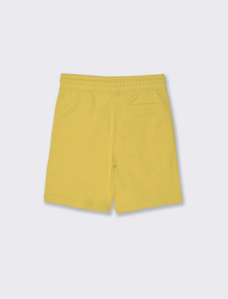 Bermuda in felpa da bambino - Ocra