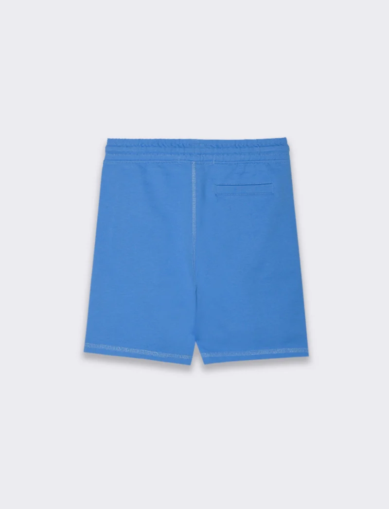 Bermuda in felpa da bambino - Blu cobalto