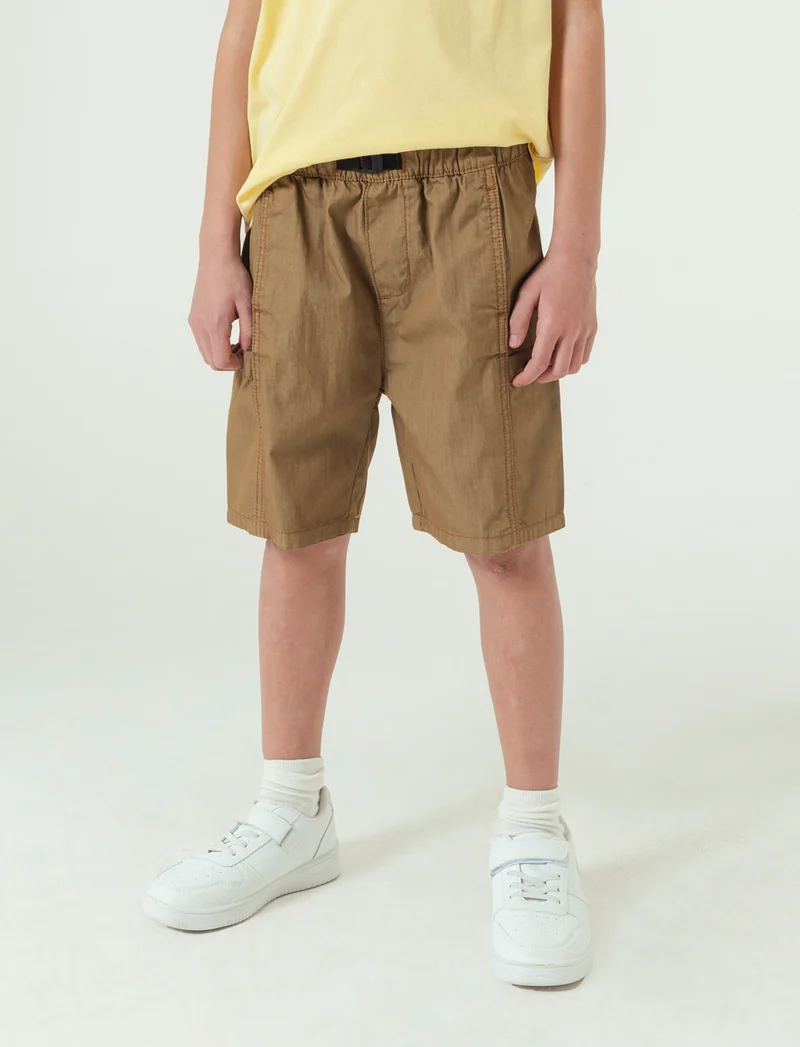 Bermuda tinto capo da bambino - Beige biscotto