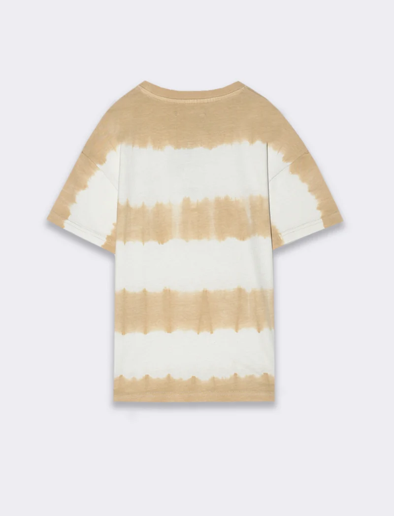 T-shirt tye dye da bambino - Beige