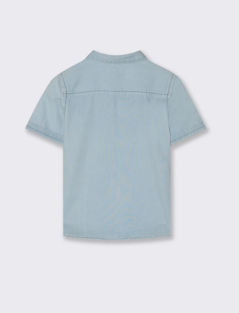Camicia in denim da neonato - Denim chiaro