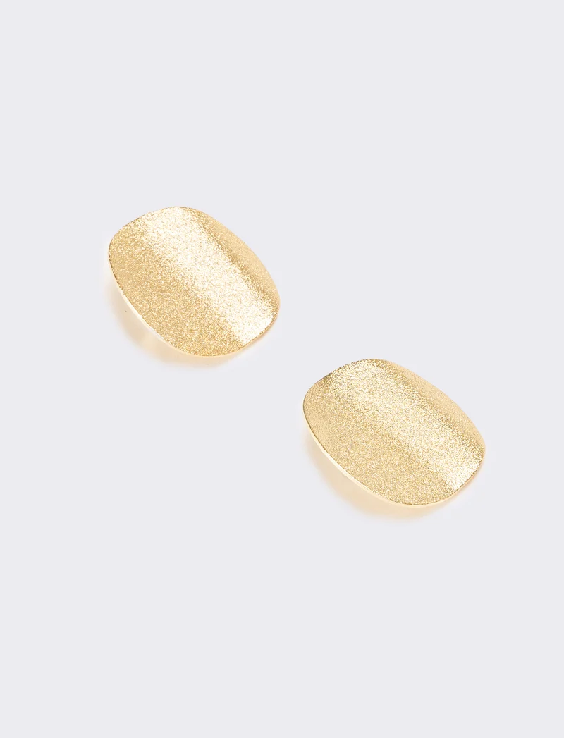 Orecchini donna padella con clips - Oro