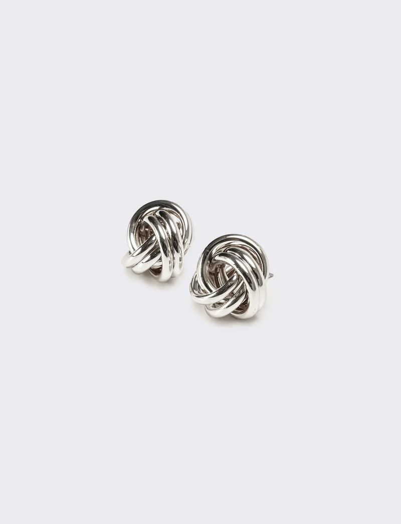 Orecchini donna nodo - Argento