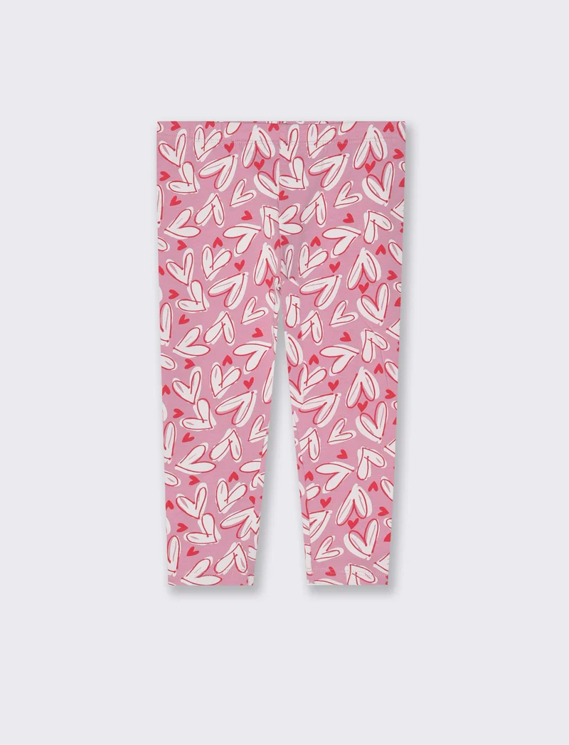 Leggings a fantasia da neonata - Fuxia