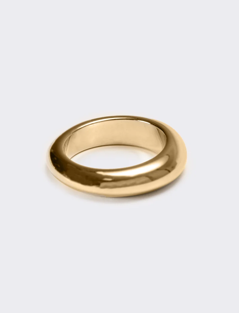 Bracciale donna rigido bombato - Oro