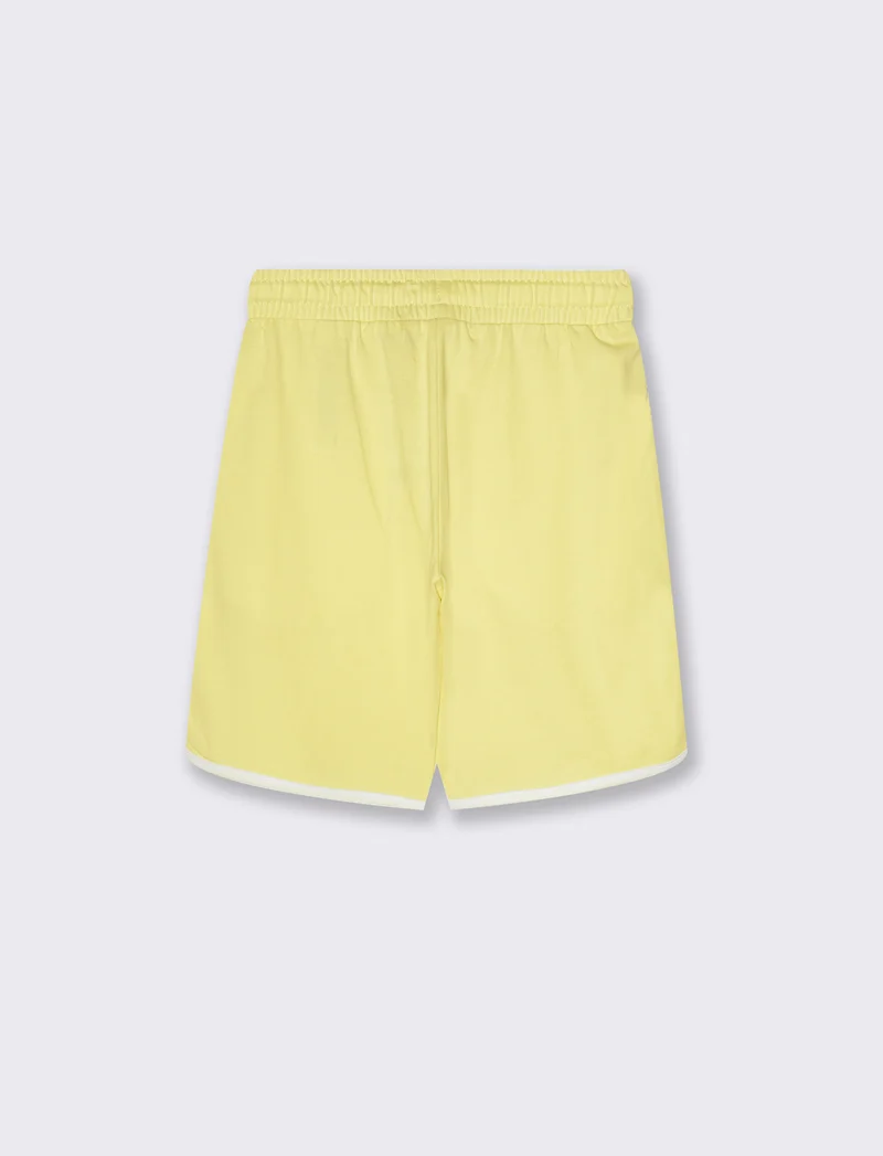 Bermuda modello baseball da bambino - Giallo limone