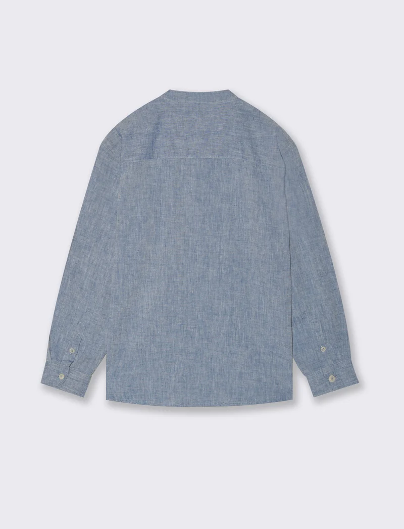 Camicia in chambray da bambino - Blu