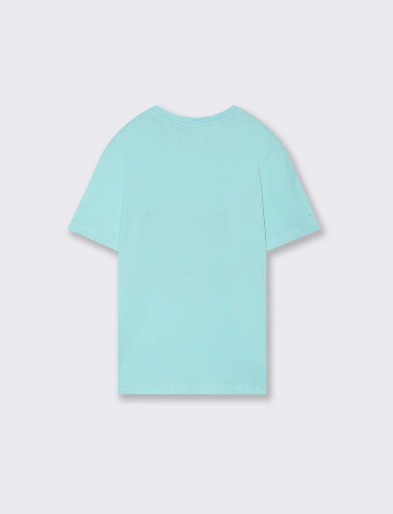 T-shirt mezza manica da bambino - Verde acqua