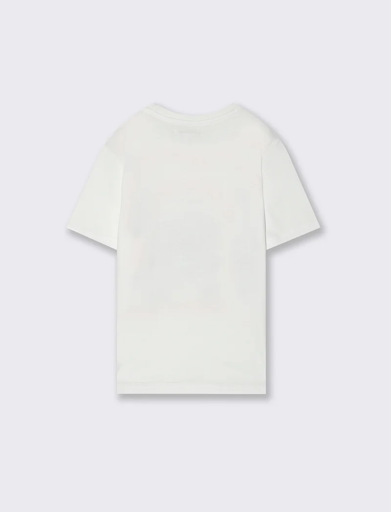 T-shirt mezza manica da bambino - Bianco