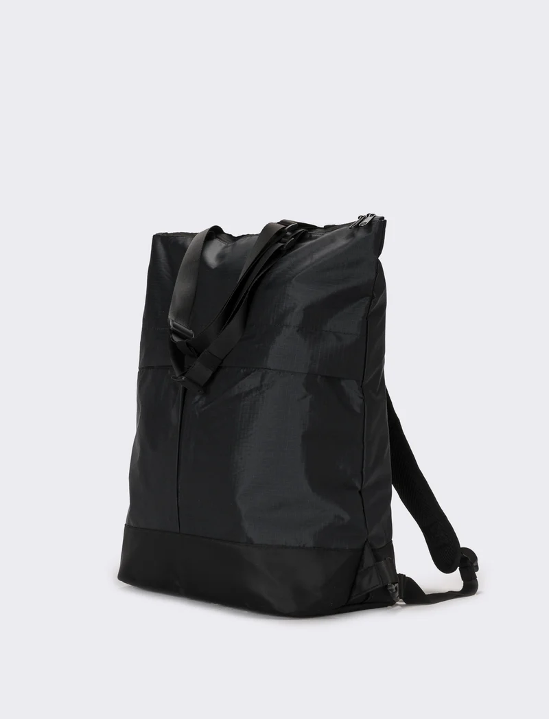 Borsa uomo shopper zaino - Nero