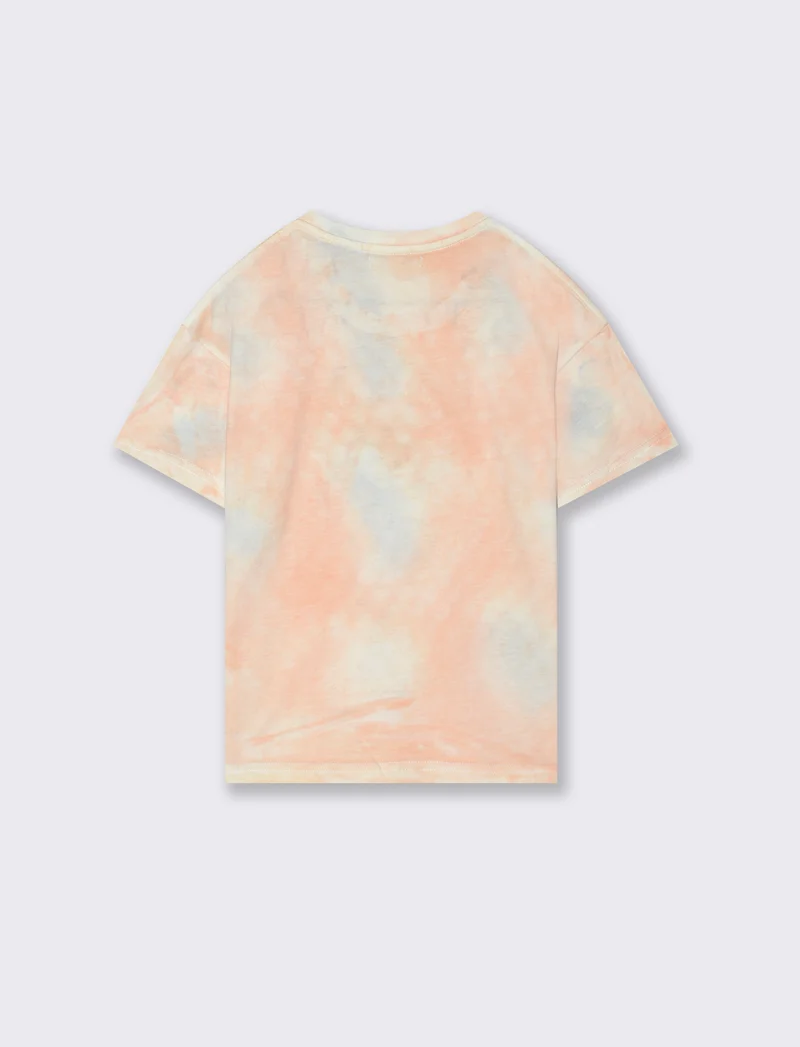 T-shirt stampata tie-dye da bambino - Fantasia