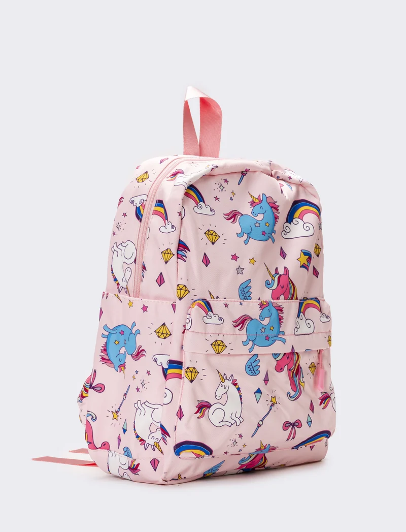 Zaino bambina unicorni - Rosa
