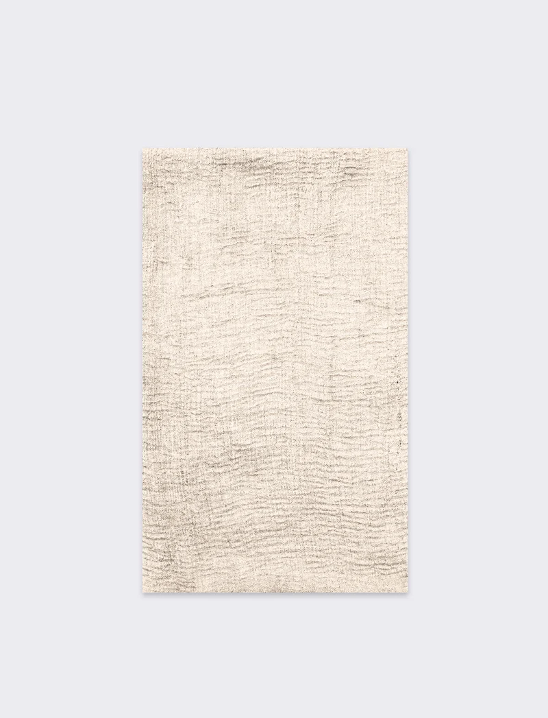 Foulard unito uomo garzato - Beige