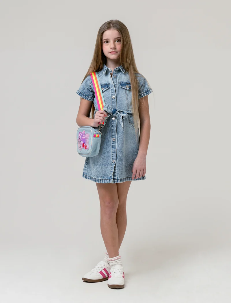 Abito in denim da bambina - Denim