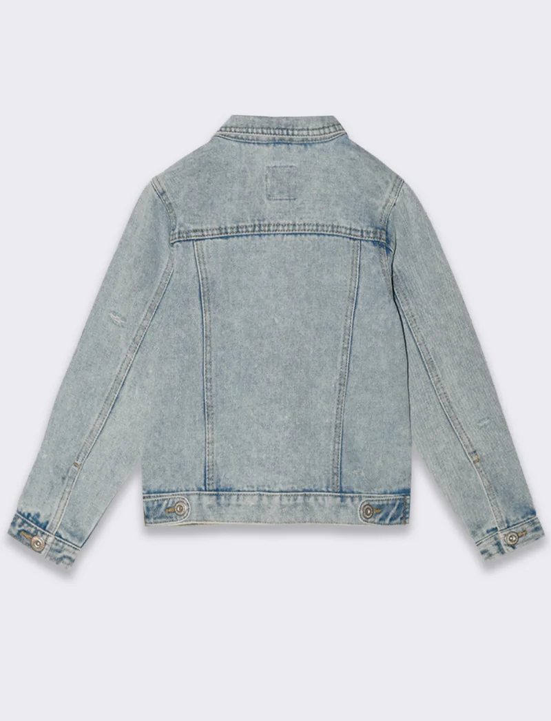 Giacca in jeans da bambina - Denim chiaro