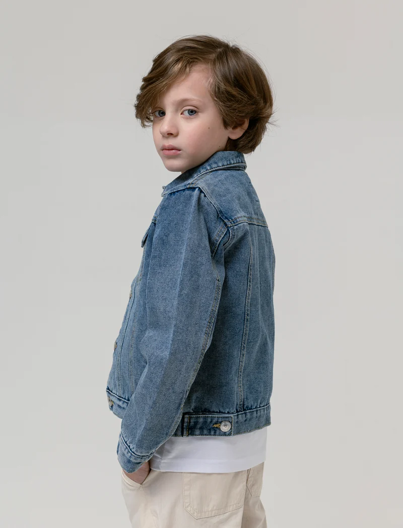 Giubbotto in denim da bambino - Denim