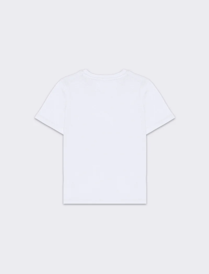 T-shirt con stampa da bambino - Bianco