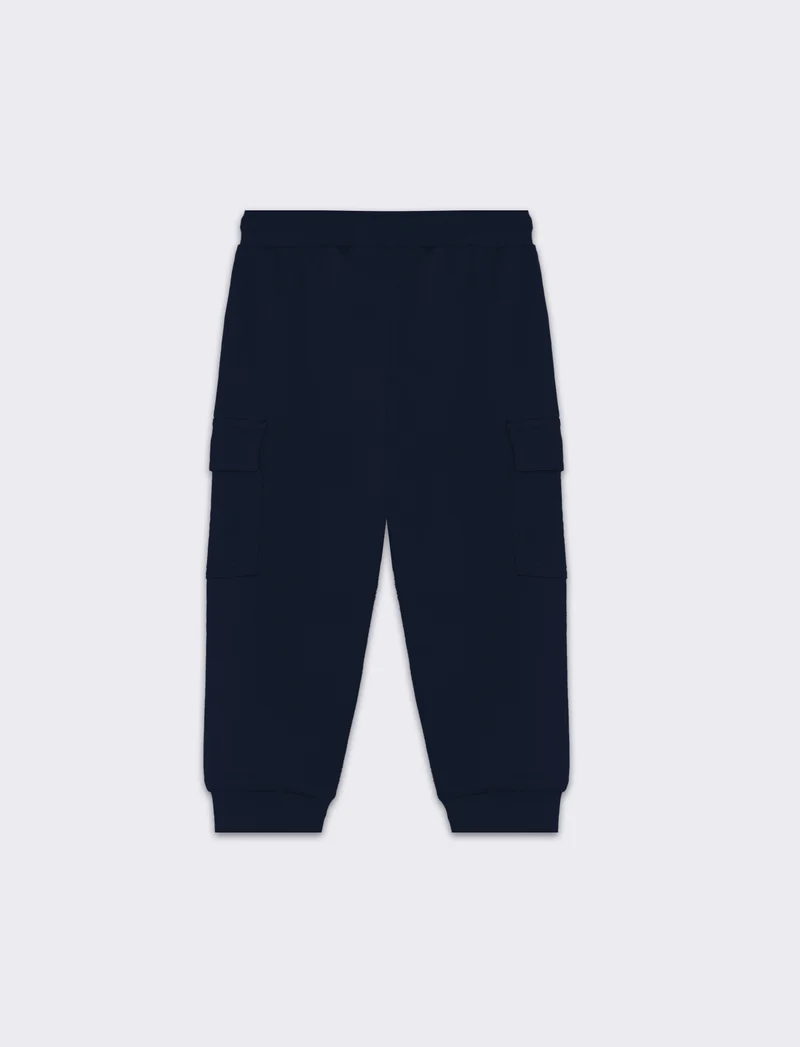 Jogger in felpa da neonato - Blu