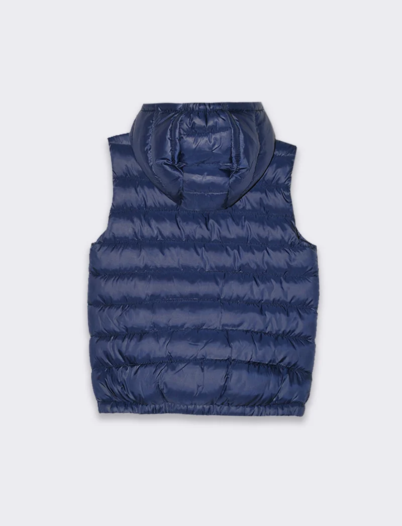 Gilet trapuntato leggero da bambino - Blu