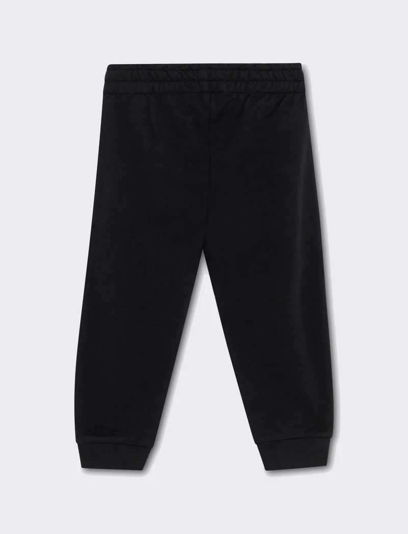 Jogger con fiocco da neonata - Nero