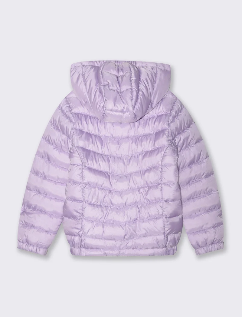 Piumino leggero da bambina - Lilla