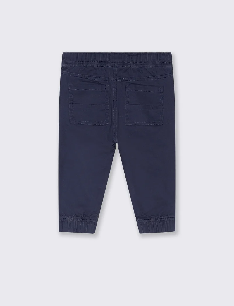 Pantaloni con coulisse da neonato - Blu