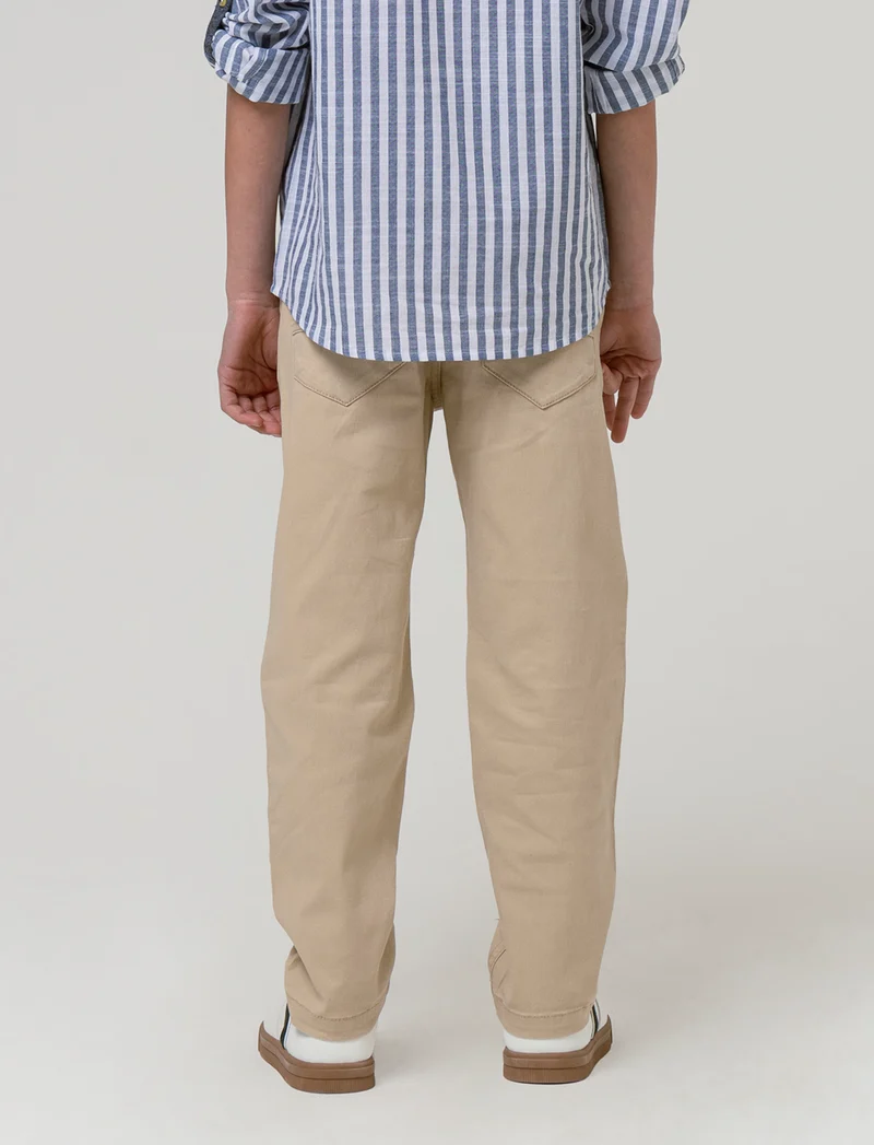 Pantaloni 5 tasche da bambino - Beige