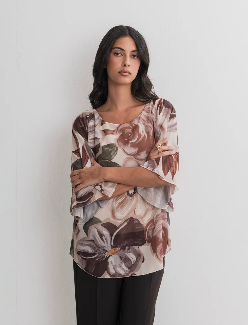 CASACCA STAMPATA - Beige