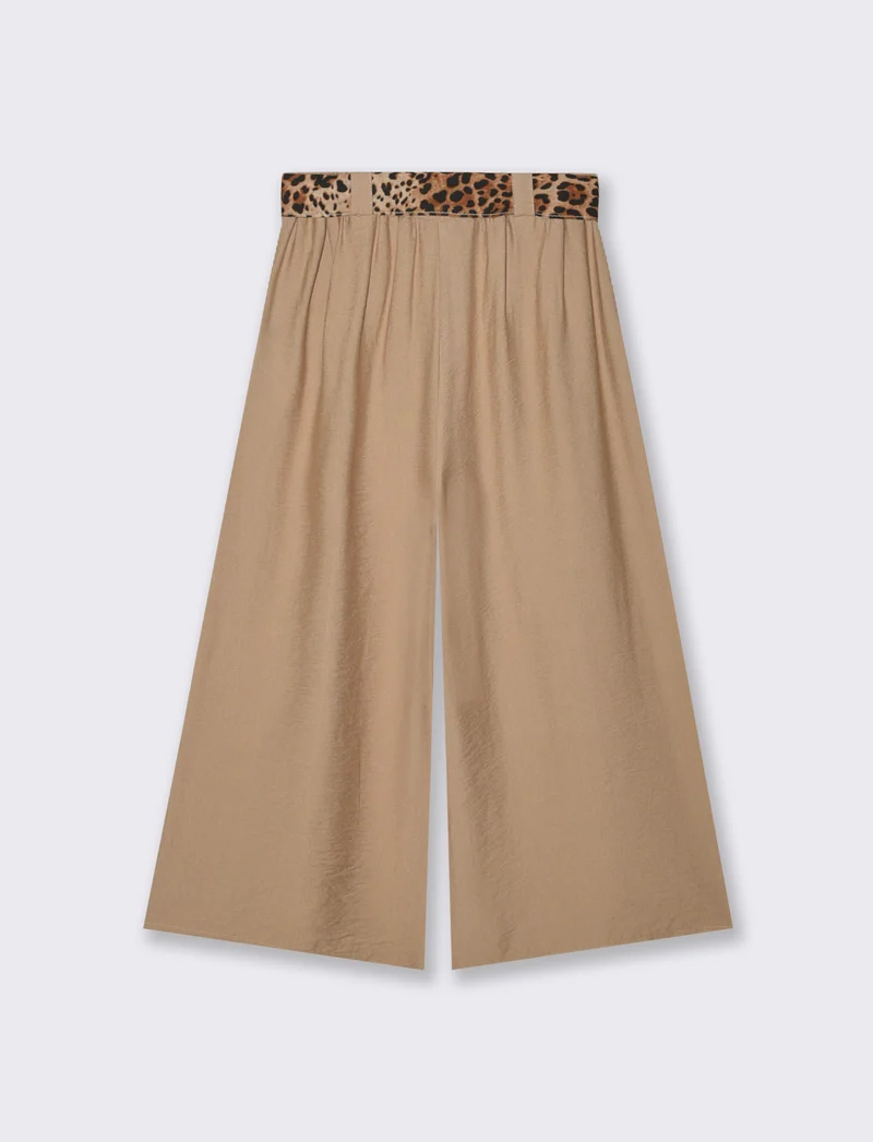 PANTALONE COULOTTE - Cammello