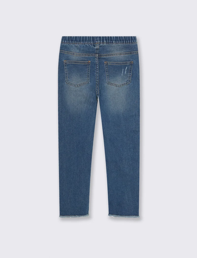 Jeggings slim fit con dettagli trendy - Denim