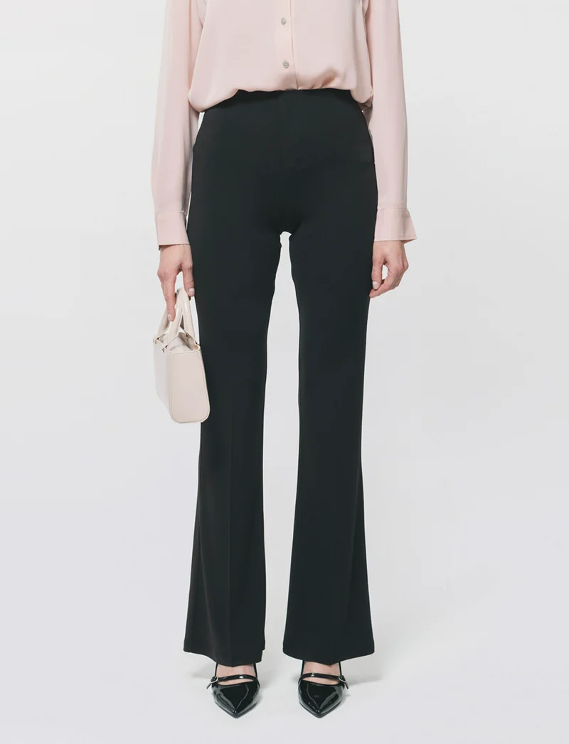 Leggings Basico Flare - Nero