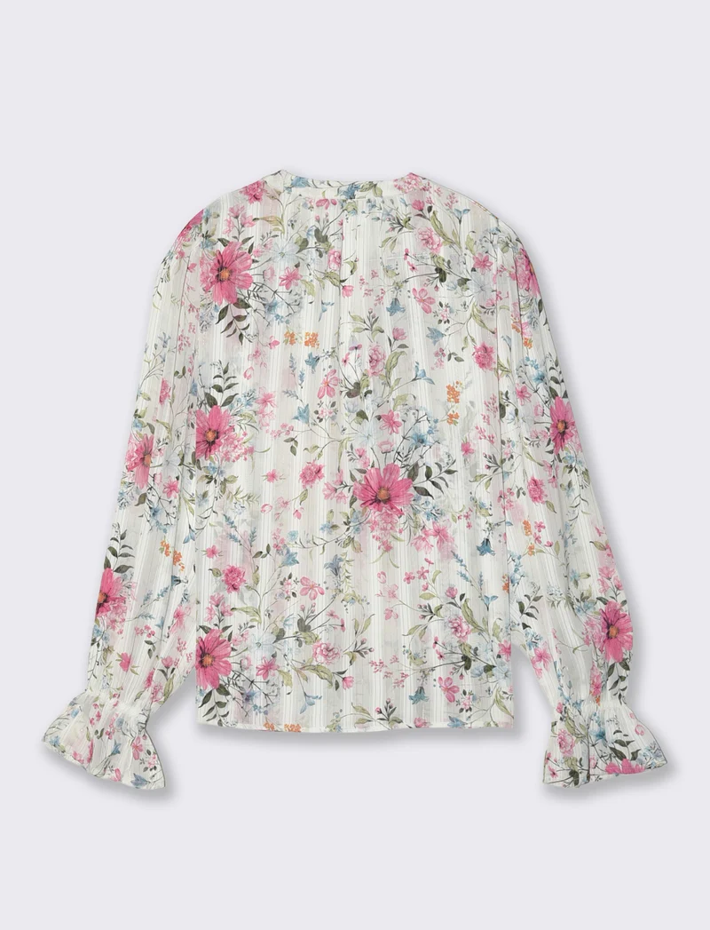 Camicia stampata manica lunga - var 1