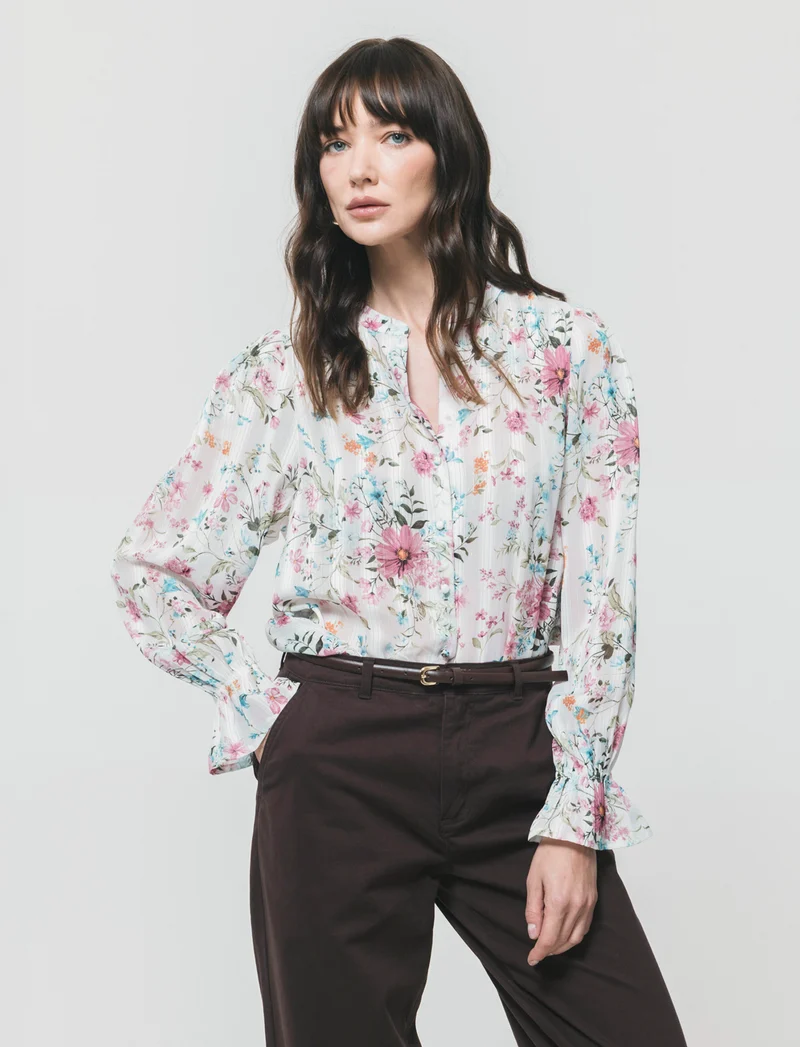 Camicia stampata manica lunga - var 1