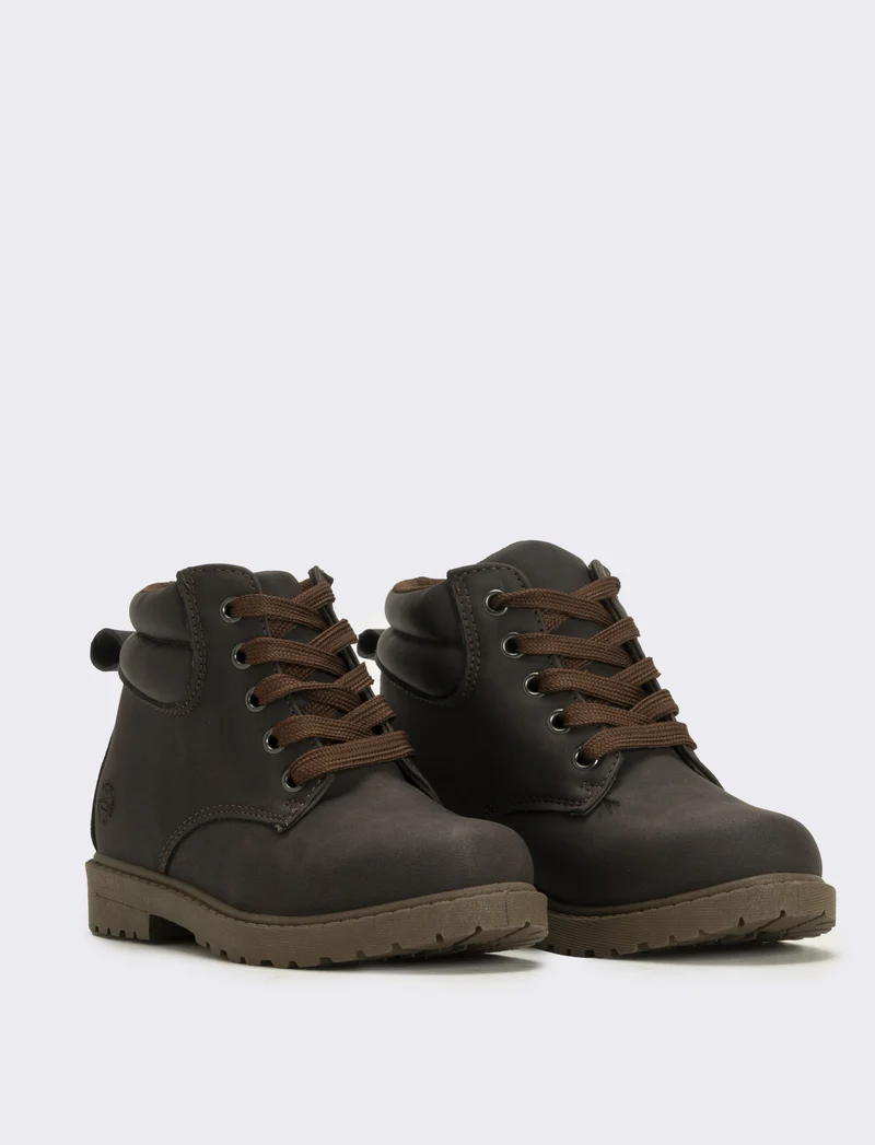 Stivaletto stringato da bambino - Marrone