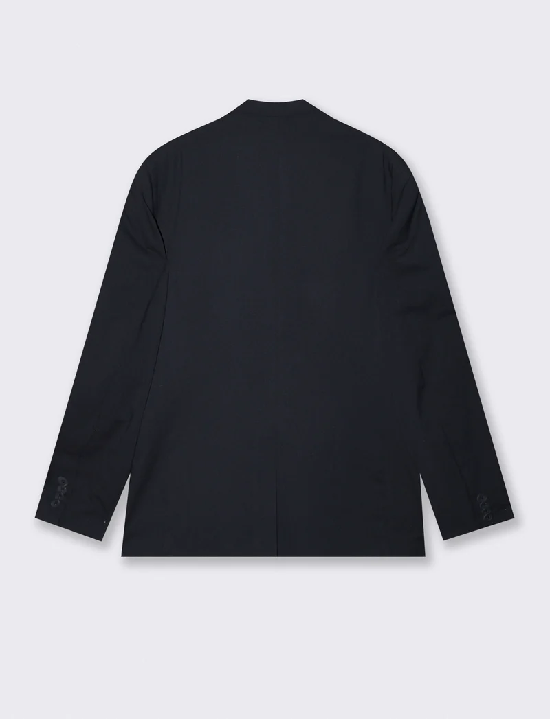 Blazer formal fit con dettagli eleganti - Blu