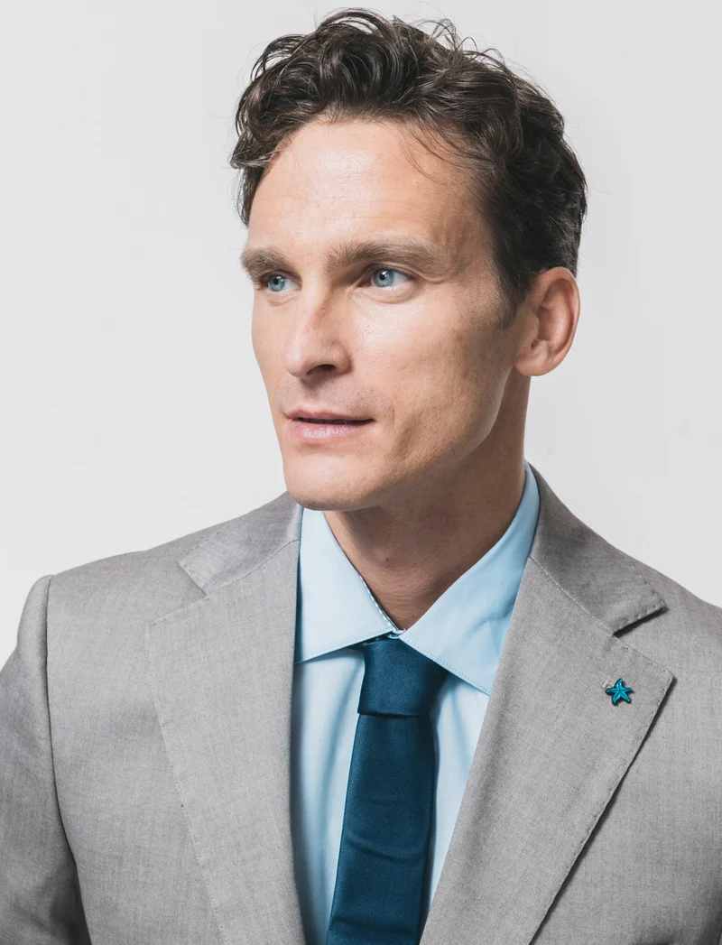 Blazer formale a spina di pesce elegante - Grigio tortora