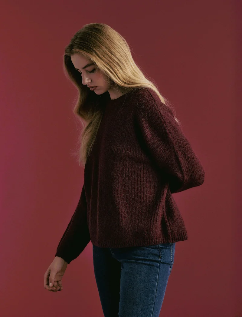 PULLOVER MANIACA LUNGA - Vinaccia